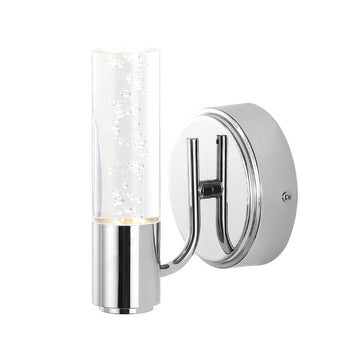 Bolha Minimalist Modern Bubble Acrylic/Iron Integrated LED Vanity Light - JONATHAN Y